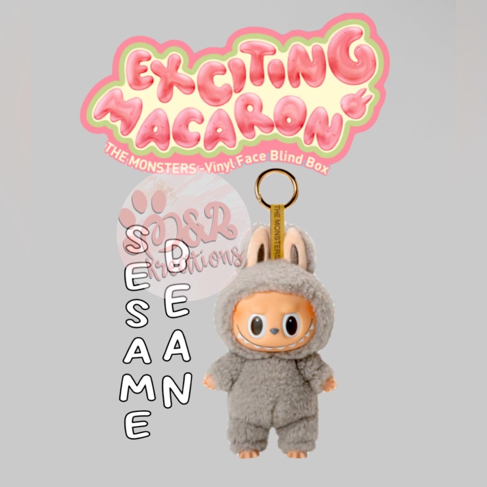 NEW/SEALED Sesame Bean Exciting Macaron